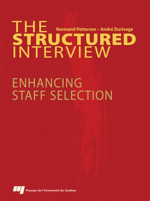 cover image of The Structured Interview